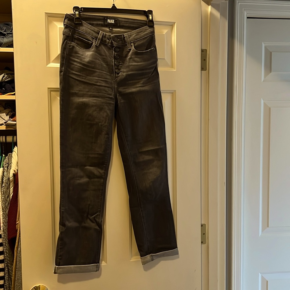 Size 26 light weight Paige denim in Gray